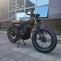 Moto électrique rétro chinoise pour l'exportation transfrontalière, modèle Knight 2000W, vitesse maximale 60 km/h