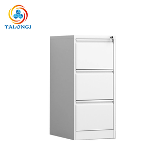 Armoire de classement A4 en acier à 3 tiroirs avec serrure à clé, design moderne – Durable, autoportante, pour bureau à domicile, hôtel, extérieur, multifonctionnelle - Product Image 4