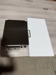 Mini pastelería portátil pequeña mesa superior mano Manual Pizza masa Sheeter rodillo refugio prensa aplanador <span class=keywords><strong>Shetter</strong></span> máquina laminadora - Product Image 5