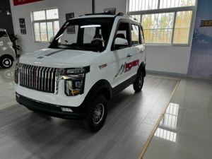 <span class=keywords><strong>Mini</strong></span> <span class=keywords><strong>Auto</strong></span> Eléctrico Blanco de Cuatro Puertas, Control Central, 4 Plazas, con Batería de Litio, Autonomía de 301-400 km, Arranque con un Botón - Product Image 3