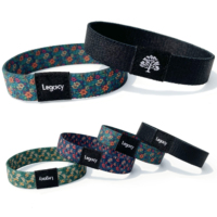 Bracelet de festival NFC étanche avec citation biblique chrétienne personnalisée, en polyester tressé élastique, pour l'Islam