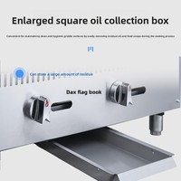 LIANGONG Fabrikası ABD/AB Standart Gazlı Izgara Modeli DCGM36 30000W CSA Sertifikalı Batı Mutfağı Otel Mutfak Ekipmanı