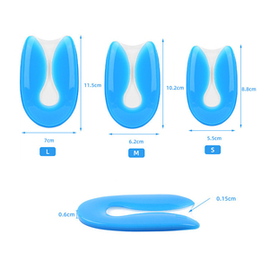 Plantillas para el Talón Más Vendidas, Suaves, Absorbentes <span class=keywords><strong>de</strong></span> Impactos, Alivian la Inflamación del Talón, Duraderas y Antideslizantes para Uso Diario - Product Image 3