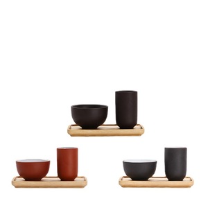 Juego de té Zisha Kung Fu con tazas de degustación y bandeja para la ceremonia del té Oolong - Product Image 5