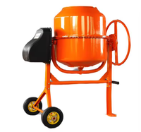 Nouvelle mini bétonnière portable 180L-240L avec moteur et pompe, haute puissance et déchargement manuel