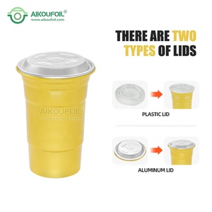 Vaso de Aluminio Personalizable de 470 ml con Asa y Tapa, Aprobado por la FDA, Libre de BPA, para Café y Helado - Product Image 2