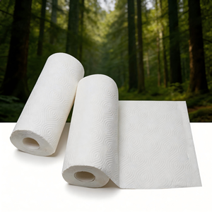 Serviettes en <span class=keywords><strong>papier</strong></span> classiques en pâte de bois, biodégradables, pour restaurant, serviettes de cuisine réutilisables, <span class=keywords><strong>rouleau</strong></span> de <span class=keywords><strong>papier</strong></span> absorbant - Product Image 5