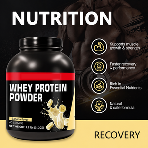 Isolat de protéines de lactosérum en poudre, production OEM, compléments nutritionnels sportifs pour la <span class=keywords><strong>musculation</strong></span>, haute teneur en protéines, soutien immunitaire, logo personnalisé - Product Image 3