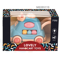 ITTL carris de juguetes baratos kids mini lovely handcraft cartoon car con luce e musica