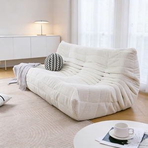 Juego de Sofás Portátiles de Terciopelo Amarillo Ecológico, Impermeable y Enrollable, de Alta Demanda, para Dormitorio o Apartamento - Product Image 2