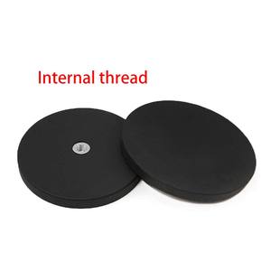 Imán recubierto <span class=keywords><strong>de</strong></span> goma D43 D55 D66 D88mm <span class=keywords><strong>con</strong></span> rosca M6 M8, Base <span class=keywords><strong>de</strong></span> imán <span class=keywords><strong>de</strong></span> neodimio, para tiras <span class=keywords><strong>de</strong></span> luz LED y marcos <span class=keywords><strong>de</strong></span> matrícula - Product Image 2