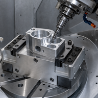 Connecteur de joint de robot Xing Tong T082 usiné avec précision sur centre d'usinage CNC 5 axes pour l'alliage d'aluminium 6061 anodisé noir dur