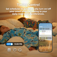 Bilihondim Matter Over Thread EU Mini Plug Dimmer 1 canal 200W sans fil contrôlé par Google Assistant faible consommation