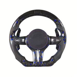 Volante de Cuero y Fibra de Carbono con Calefacción Personalizado para <span class=keywords><strong>BMW</strong></span> G20 G28 G29 G30 G32 G38 Serie 3 <span class=keywords><strong>320i</strong></span> 325i 330i M3 M4 M5 X1 X2 X3 - Product Image 4
