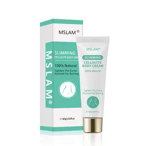 MSLAM – crème pour le corps anti-Cellulite, en Stock, 80g pour la promotion pour brûler la crème chaude, la beauté et l'amincissement