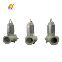 Pompe submersible pour eaux usées en acier inoxydable anti-colmatage, haute pression, grand débit, pour le drainage des eaux usées industrielles et municipales
