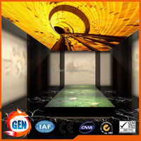 Luz de Oficina Led película elástica techo luces LED techo alliminium techo desde el interior techo de plástico elástico