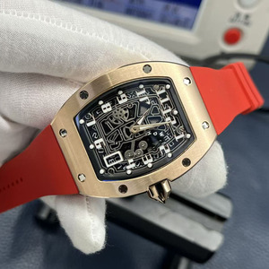 Montre mécanique de sport de luxe pour homme RM67-01, ultra-fine, en titane, avec cristal saphir, bracelet en caoutchouc, style designer - Product Image 5