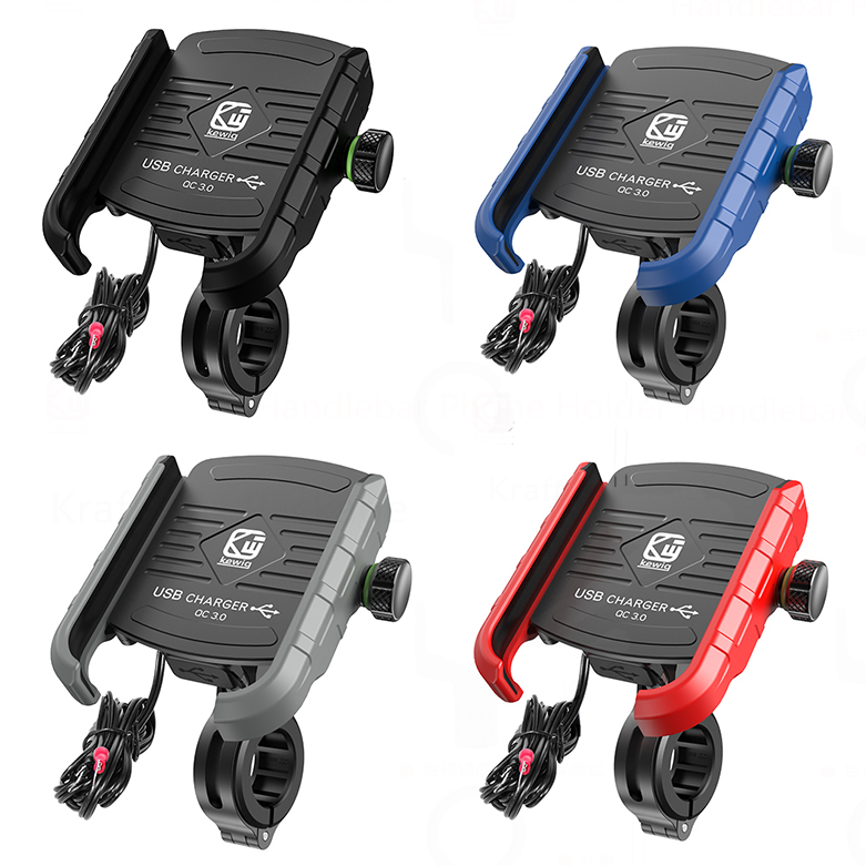2020 новый дизайн обновления QC 3,0 быстрое зарядное устройство для зеркала заднего вида держатель мобильного телефона для мотоцикла