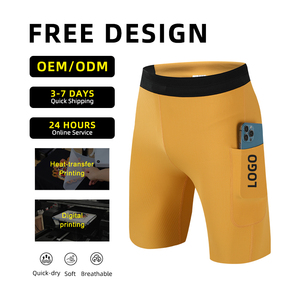 Pantalones Cortos de Compresión <span class=keywords><strong>para</strong></span> <span class=keywords><strong>Hombre</strong></span>, Ideales <span class=keywords><strong>para</strong></span> Gimnasio y <span class=keywords><strong>Running</strong></span>, Ropa Deportiva Activa, Capa Base de Compresión - Product Image 6