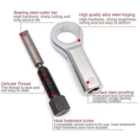 OXVITO 9-12mm Kit d'outils professionnels extracteurs et séparateurs de écrous, en acier à haute teneur en carbone, pour l'élimination des écrous rouillés et des vis endommagées