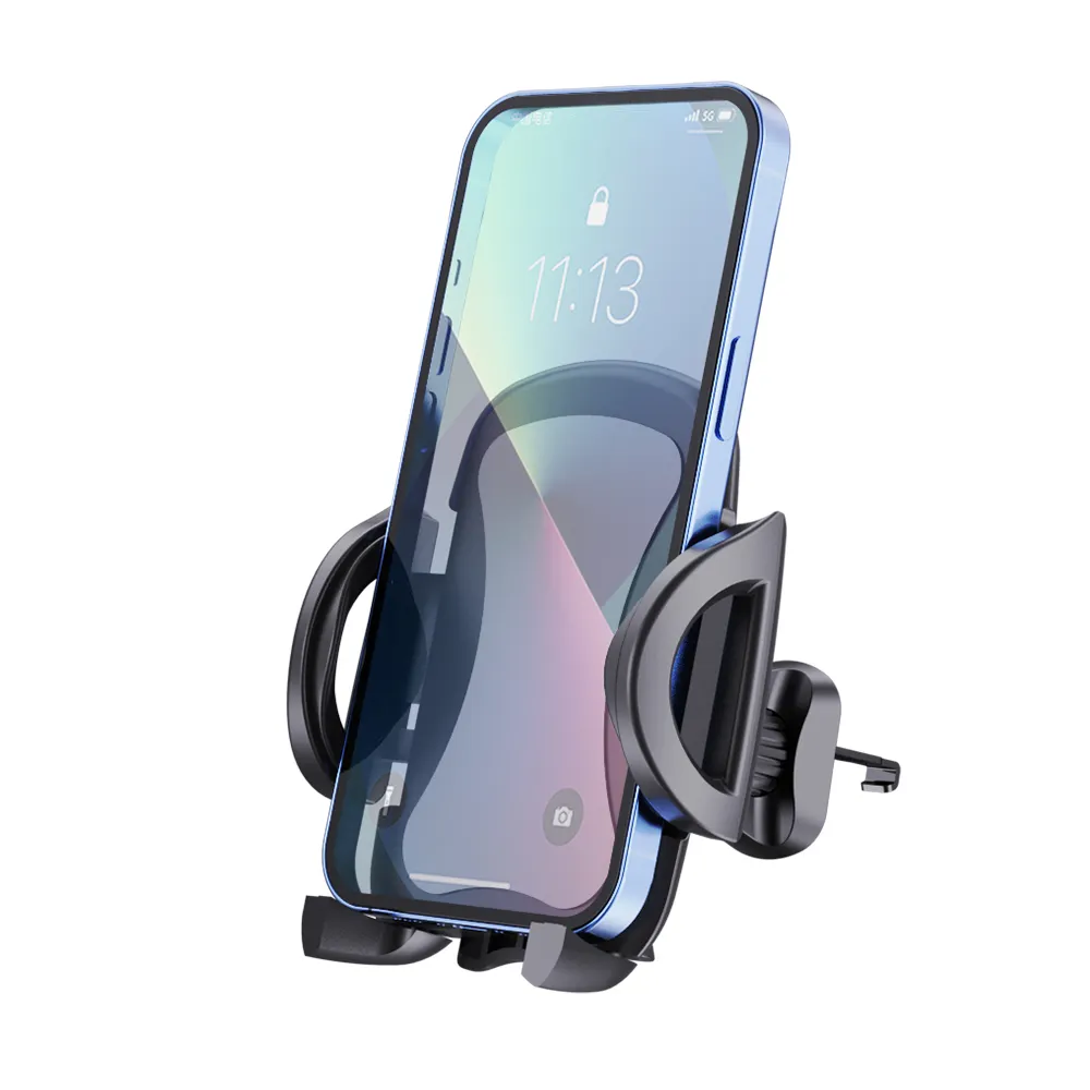 Universal custom upgrade bracket 360 degree rotatable cell phone mount one touch air vent car phone holder