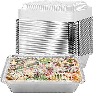 1235 मिलीलीटर बायोडिग्रेडेबल आयताकार चांदी 8011 एल्यूमीनियम पन्नी भोजन लंच बॉक्स टेकवे और रेस्तरां के लिए एल्यूमीनियम पन्नी - Product Image 3