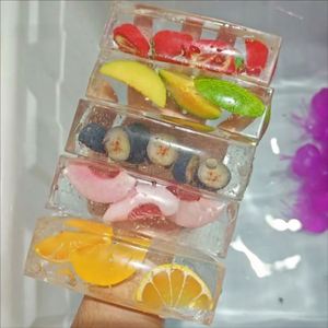 Hot Selling <b>Clear</b> <b>Jelly</b> Fruit Slice Squishy Toy Realistic Food Squeeze Toy Slow Rebound Anti Stress Toys for Adults Kids - Product Image 2