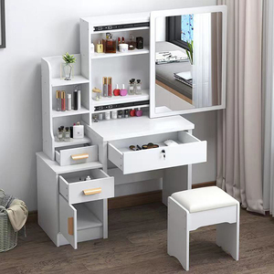 Ensemble de coiffeuse de style nordique de luxe <span class=keywords><strong>pas</strong></span> <span class=keywords><strong>cher</strong></span> avec miroir Coiffeuse pour chambre à coucher - Product Image 1
