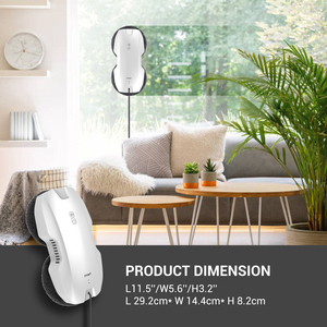 T8pro Wholesale Window Cleaning Robot Smart Path Planning Portable Window Cleaner Brushless DC Motor Outdoor Household Use Fully - Product Image 4