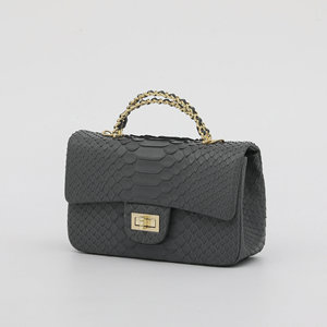 Túi da trăn của phụ nữ 2025 mới nhỏ phong cách thơm túi <span class=keywords><strong>x</strong></span>ách nữ xu hướng thời trang chuỗi Túi đeo chéo túi vuông nhỏ của phụ nữ - Product Image 4