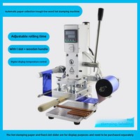 Machine à estamper à chaud semi-automatique pour le cuir, le papier, le PU, le PVC, le bois, le gaufrage, la marque, nouvelle