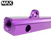 Kit d'injecteur d'huile de carburant pour Mitsubishi Lancer, pièces de course automobile, moteur à haute débit, en aluminium, Rail de carburant, pour miev GSR 4G92 4G93 1991 — 1995