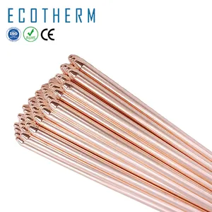 Corte de soldadura láser personalizado Oem Odm Flat Straight 4mm Cobre Heatpipe para sistema de refrigeración