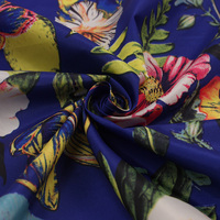 Kain Taffeta 300T Bermotif Bunga, Ringan, Tahan Angin, Kain Cetak untuk Jaket Outdoor, Celana Pantai, Pakaian Luar, Bahan Luar