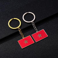 Afrika Jamaika Algerien Berber Marokko Nigeria Ägypten Tunesien Südafrika Anhänger Schlüsselanhänger Edelstahl Souvenir Geschenk Schlüsselring