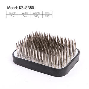 Support de composition florale en cuivre robuste de 50 mm rond, style japonais Ikebana Kenzan, avec logo personnalisé OEM <span class=keywords><strong>KZ</strong></span>-W46 - Product Image 5