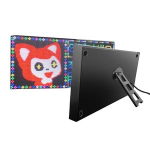 Led Bureau Display Vierkant 64*64 Dots Rgb Kleur Reclamevenster Digitaal Scherm Gemakkelijk Te Dragen Goedkope Prijs Billboard Voor Promotie - Product Image 1