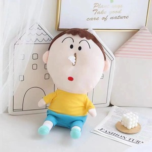 3 tamaños Crayon Shin-Chan colgante de juguete de peluche A <span class=keywords><strong>Fool</strong></span> caja de pañuelos muñeca de dibujos animados cajón de coche puede poner papel de seda para niños regalos - Product Image 2