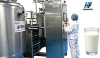 Ligne de production complète de yaourt au lait en acier inoxydable 304, norme CE, cuve de fermentation avec nettoyage CIP