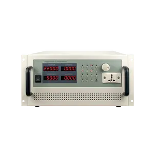 Konverter Frekuensi Tinggi AC 220V 50Hz 60Hz, Lab Dapat Diprogram 115V 400Hz Frekuensi Variabel Catu Daya AC