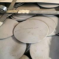 Disque de tête de pieu en acier au carbone massif rond, à diamètre et épaisseur personnalisés, pour l'ingénierie civile