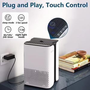 Máy lọc không khí <span class=keywords><strong>HEPA</strong></span> chuyên nghiệp tại nhà có đèn báo Phiên bản toàn cầu nguyên bản Máy lọc không khí và bộ lọc plasma di động và thay thế bộ lọc - Product Image 4