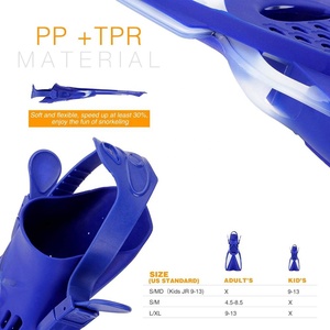 Impermeable adulto aletas Flipper buzos submarino buceo equipo <span class=keywords><strong>de</strong></span> buceo - Product Image 4