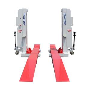 Elevador Móvil para Camiones TFAUTENF de 7500 KG, Elevador de Vehículos de 2 Columnas con Rampa - Product Image 3