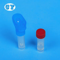 Kit de Recolección de Saliva para Pruebas de ADN Huachenyang Modelo CY-98000A, Plástico de Grado Médico, Accesorios Médicos Blancos de Shenzhen