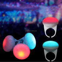 Anneau lumineux LED personnalisé pour concert, festival de musique, lumière clignotante pour les doigts, barre lumineuse pour KTV, accessoires d'ambiance, anneau lumineux pour fête
