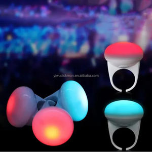 Custom <strong>Concert</strong> Cheer LED Ring Light Music Festival Flashing Finger Light Bar KTV Atmosphere <strong>Props</strong> Glowing Party Ring Light - Product Image 5