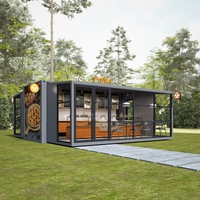 Nouveautés 2025 Fabrication de maisons conteneurs Maison conteneur extensible Maison conteneur à bas prix pour café