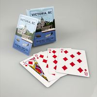 Cartes à Jouer de Poker Promotionnelles en Boîte en Papier, Finition Mate, Vernis Huileux, Écologiques, Papier 300GSM, Résistantes au Déformation, pour Entreprises et Familles